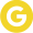 A yellow and green pixel art style letter g.