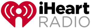 A logo for the iheartradio radio station.