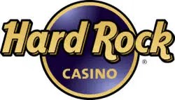 A logo of hard rock casino.